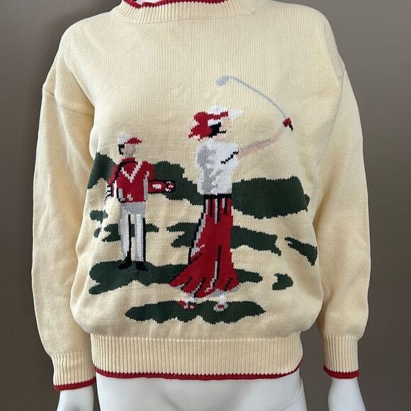 Tail Sweaters - Vintage Tail Golf Sweater Size Small Unisex
